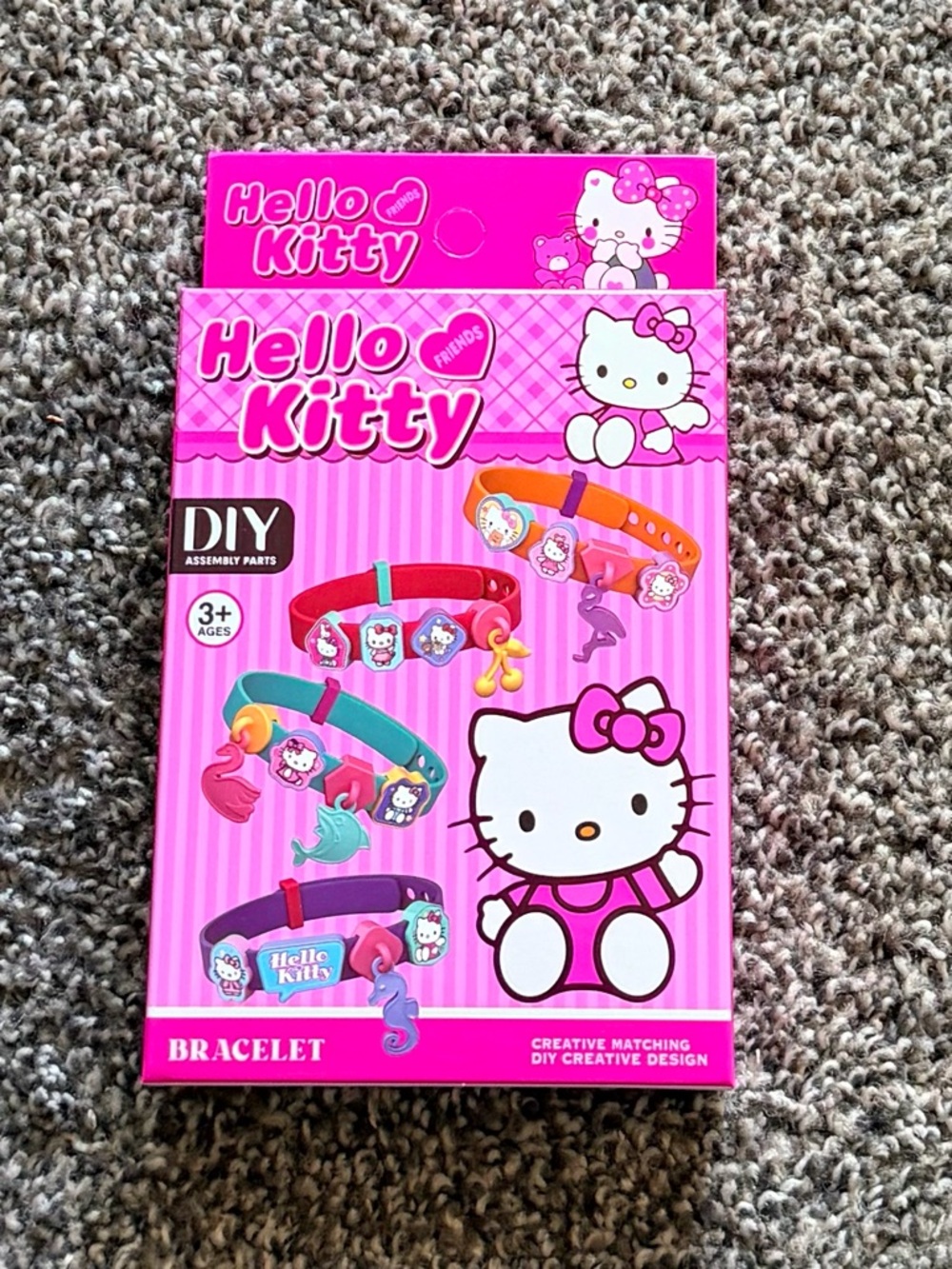 Hello Kitty Pink Bracelet DIY Craft Kit